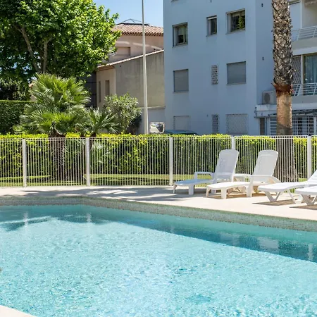 3-room Luxury With Pool And Sea View Steps From The Apartment Cannes
